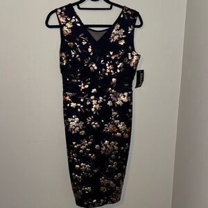 Elegant Floral Midi Dress